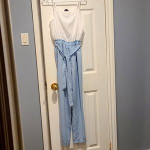 Blue & Whire pant romper